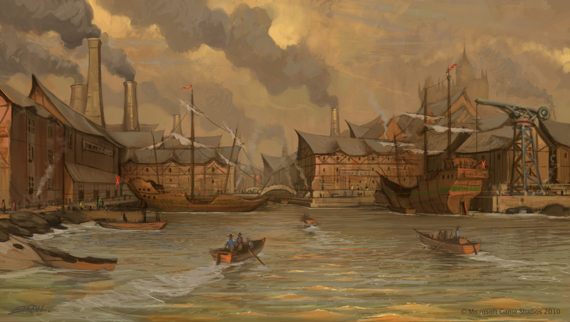 Illustration for article titled Fable's Concept Art is Like a Giant Storybook